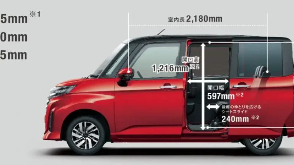 カーリース車両 ダイハツ　トールの画像