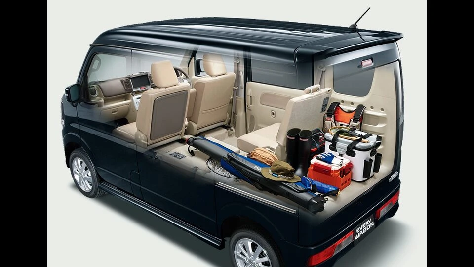 カーリース車両 スズキ　エブリイワゴンの画像